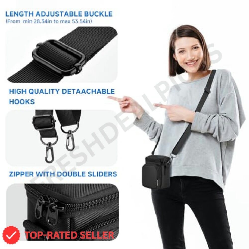 Compact Camera Case Travel Bag Multi-Layer Protec… - image 8